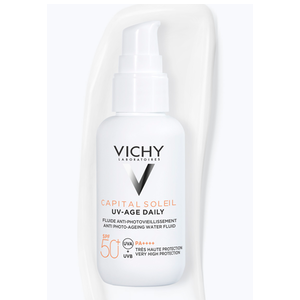 Vichy Capital Soleil UV-Age Daily Lekki fluid przeciw oznakom starzenia SPF 50+ 40ml