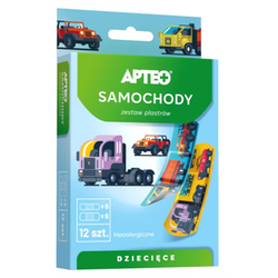 Apteo Care Zestaw plastrów samochody 12 sztuk