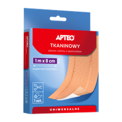 Apteo Care Plastry tkaninowe cieliste 1m x 8cm