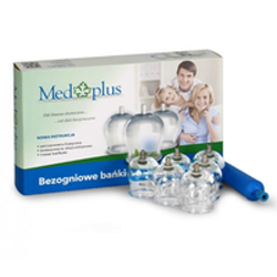 Med Plus bańki lekarskie bezogniowe 8 sztuk + pompka