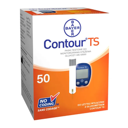 Contour TS testy paskowe do glukometru 50 pasków