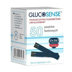 Glucosense paski testowe do glukometru 50 sztuk