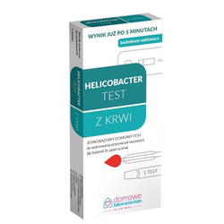 Test do wykrywania przeciwciał anty Helicobacter pylori z krwi 1 sztuka
