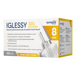 Igły Iglessy do penów 30G 0,3 x 8 mm 100 sztuk