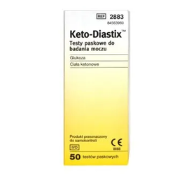 Keto-Diastix paski testowe do glukometru 50 sztuk