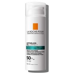 La Roche Posay Anthelios Oil Correct SPF 50+ Codzienna fotokorekcja przeciw starzeniu się skóry i niedoskonałościom 50ml  DATA WAŻNOŚCI 30.10.2025