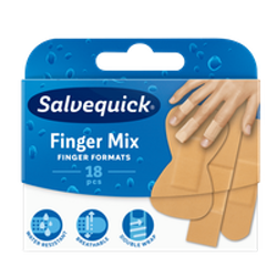 Salvequick Plastry tradycyjne Finger Mix 18 sztuk