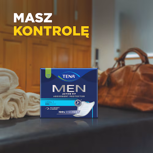 TENA Men Active Fit Level 1 Wkładka na nietrzymanie moczu 24 sztuki - obrazek 2
