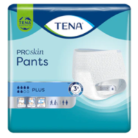 TENA Pants Proskin Plus, pieluchomajtki XL dla kobiet i mężczyzn , 12 sztuk