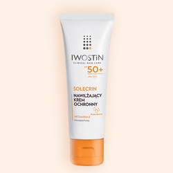 Iwostin SPF 50+ Solecrin Nawilżający krem ochronny 50ml