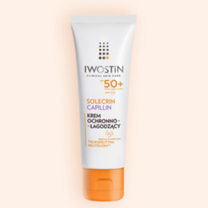 Iwostin SPF 50+ Solecrin Capillin Krem ochronno-łagodzący 50ml