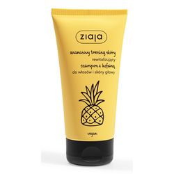 Ziaja Ananas Rewitalizujący szampon do włosów z kofeiną 160ml