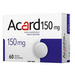 Acard 150mg tabletki 60 sztuk