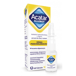 Acatar Allergy 1 mg/ml aerozol do nosa roztwór 10 ml