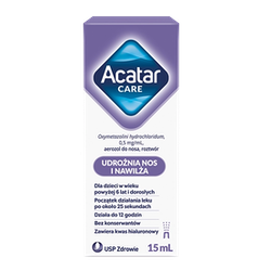 Acatar Care 0,5 mg/ml aerozol do nosa roztwór 15 ml