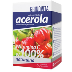 Zdrovit Grinovita Acerola 60 tabletek do ssania