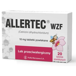 Allertec WZF 10mg tabletki 20 sztuk