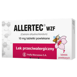 Allertec WZF 10mg tabletki 7 sztuk