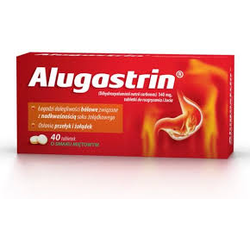 Alugastrin 340 mg 40 tabletek do rozgryzania i żucia