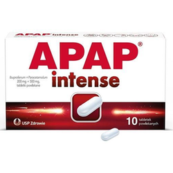 Apap Intense 200 mg + 500 mg 10 tabletek powlekanych