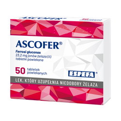 Ascofer tabletki powlekane 50 sztuk