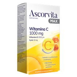 Ascorvita Max 30 tabletek powlekanych