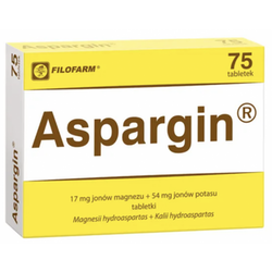 Aspargin 17 mg + 54 mg 75 tabletek