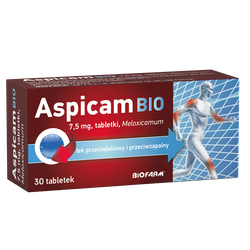 Aspicam Bio 7,5mg 20 tabletek powlekanych