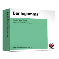 Benfogamma 50mg 100 tabletek drażowanych