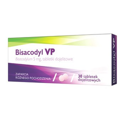 Bisacodyl VP 5 mg 30 tabletek dojelitowych