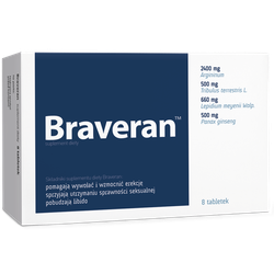 Braveran tabletki 8 sztuk