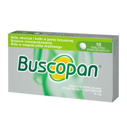 Buscopan 10 mg tabletki powlekane 20 sztuk