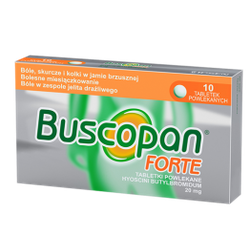 Buscopan Forte 20 mg tabletki powlekane 10 sztuk