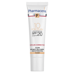 Pharmaceris F CAPILAR-CORRECTION 10 PORCELAIN Fluid kryjący do skóry naczynkowej SPF 20 30ml