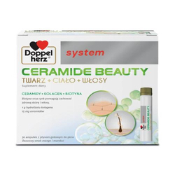 Doppelherz system Ceramide Beauty Twarz+ciało+włosy 30 ampułek