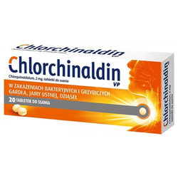 Chlorchinaldin 20 tabletek do ssania