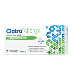 Clatra Allergy 20 mg tabletki 10 sztuk