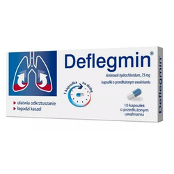 Deflegmin retard 75mg 10 tabletek