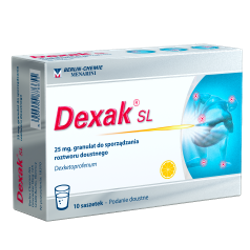 Dexak SL 25mg 10 saszetek