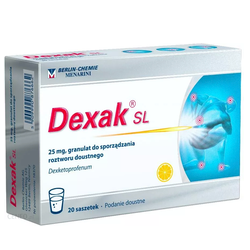 Dexak SL 25mg 20 saszetek