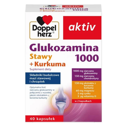 Doppelherz activ Glukozamina 1000 Stawy + Kurkuma 40 kapsułek