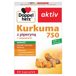 Doppelherz aktiv Kurkuma 750 30 kapsułek