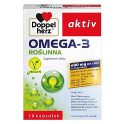 Doppelherz activ Omega 3 roślinna 30 kapsułek