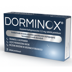 Dorminox 12,5mg 7 tabletek