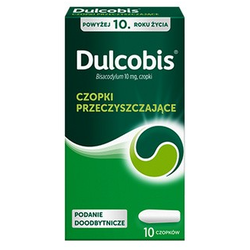 Dulcobis 10 mg czopki 10 sztuk