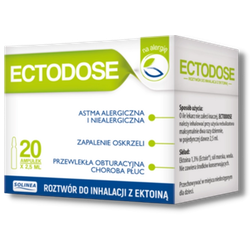 Ectodose roztwór do inhalacji z ektoiną 2,5ml 20 ampułek