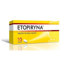 Etopiryna tabletki od bólu głowy 10 sztuk