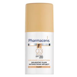 Pharmaceris F COVERAGE-CORRECTION 03 BRONZE Delikatny fluid intensywnie kryjący 30ml