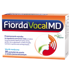 Fiorda Vocal MD pomarańcza tabletki 30 sztuk