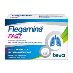 Flegamina Fast 8mg 20 tabletek